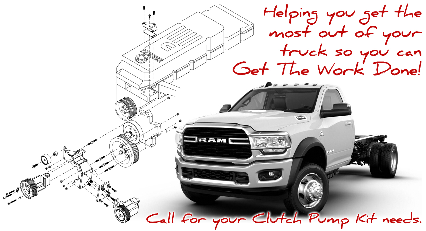 Helping you get the most out of your work van so you can get the work done! 
Call for your clutch pump kit needs.